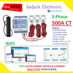 IAMMETER CLOUD 3-Phase WIFI Bidirectional Energy Meter CT 500A